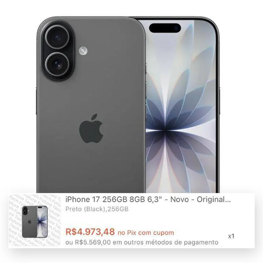 iPhone 17 com oferta exclusiva do grupo